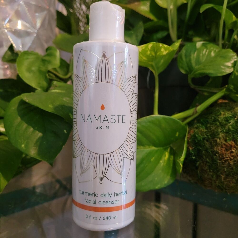 Namaste Turmeric Herbal Facial Cleanser Aloe Vera Purify Moisturizing Wash Soap